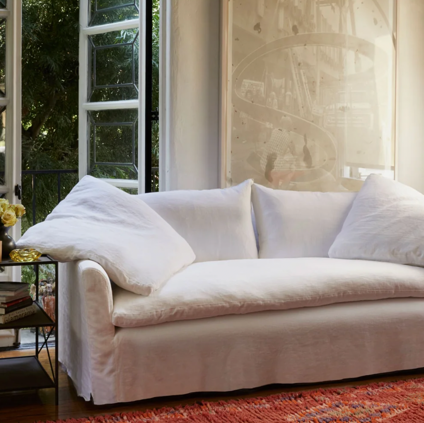 Donato Sofa 78 Logan White Cisco Home