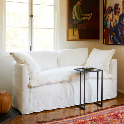 Havana Loveseat - Logan White