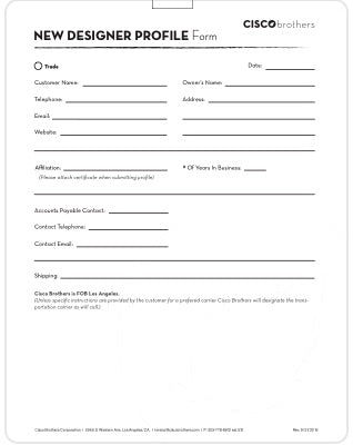 New Designer Form