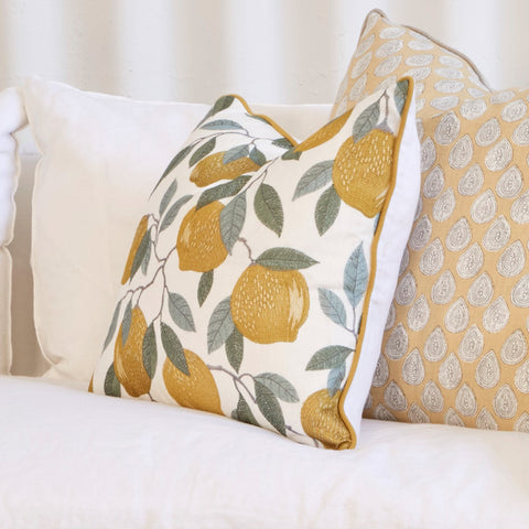 22 x 22 Pillow - Sicilian Lemon