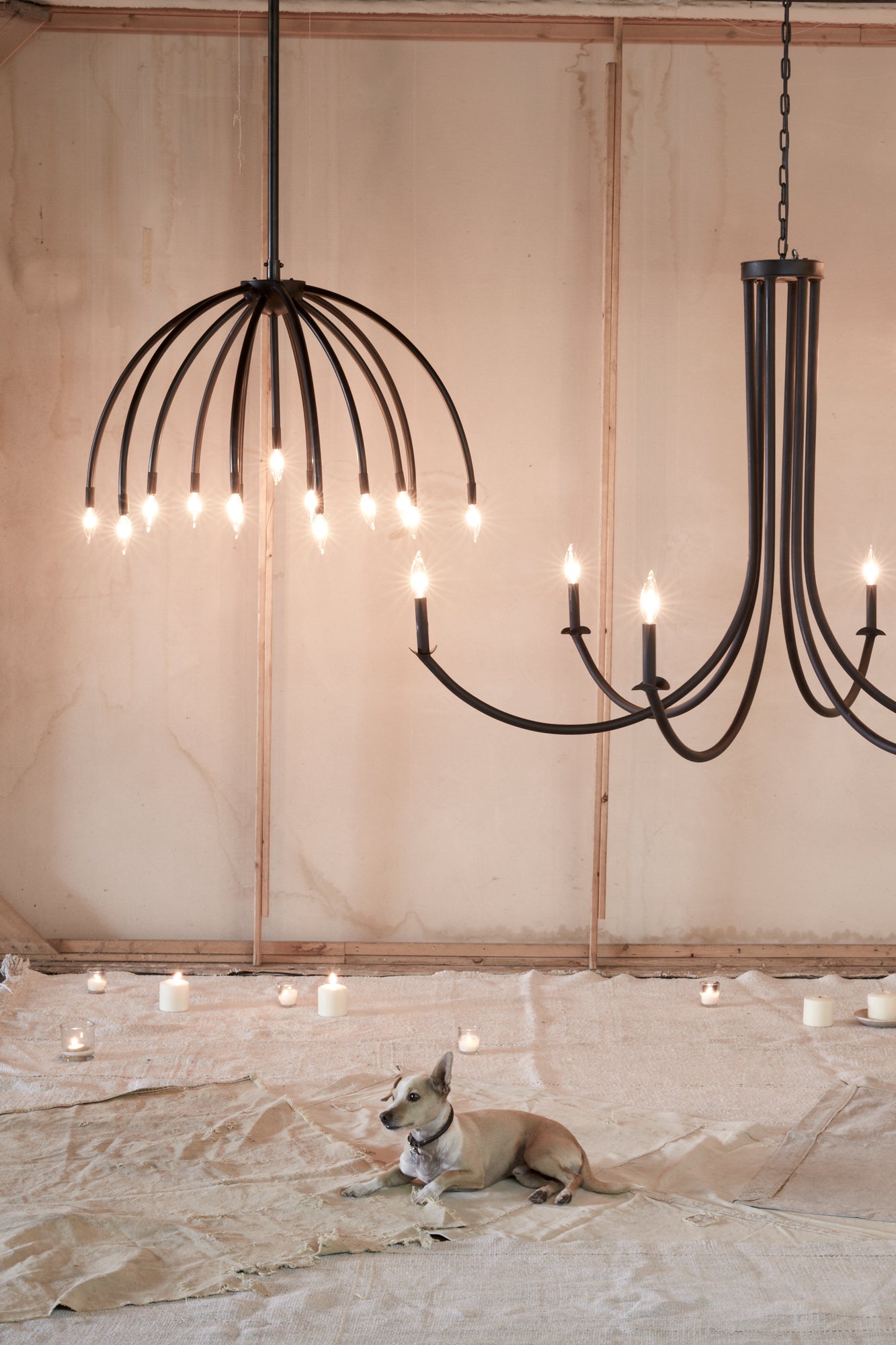 tobacco stick chandelier 10 | Cameron Crockford 25.00in Stickbulb designs Chime to look