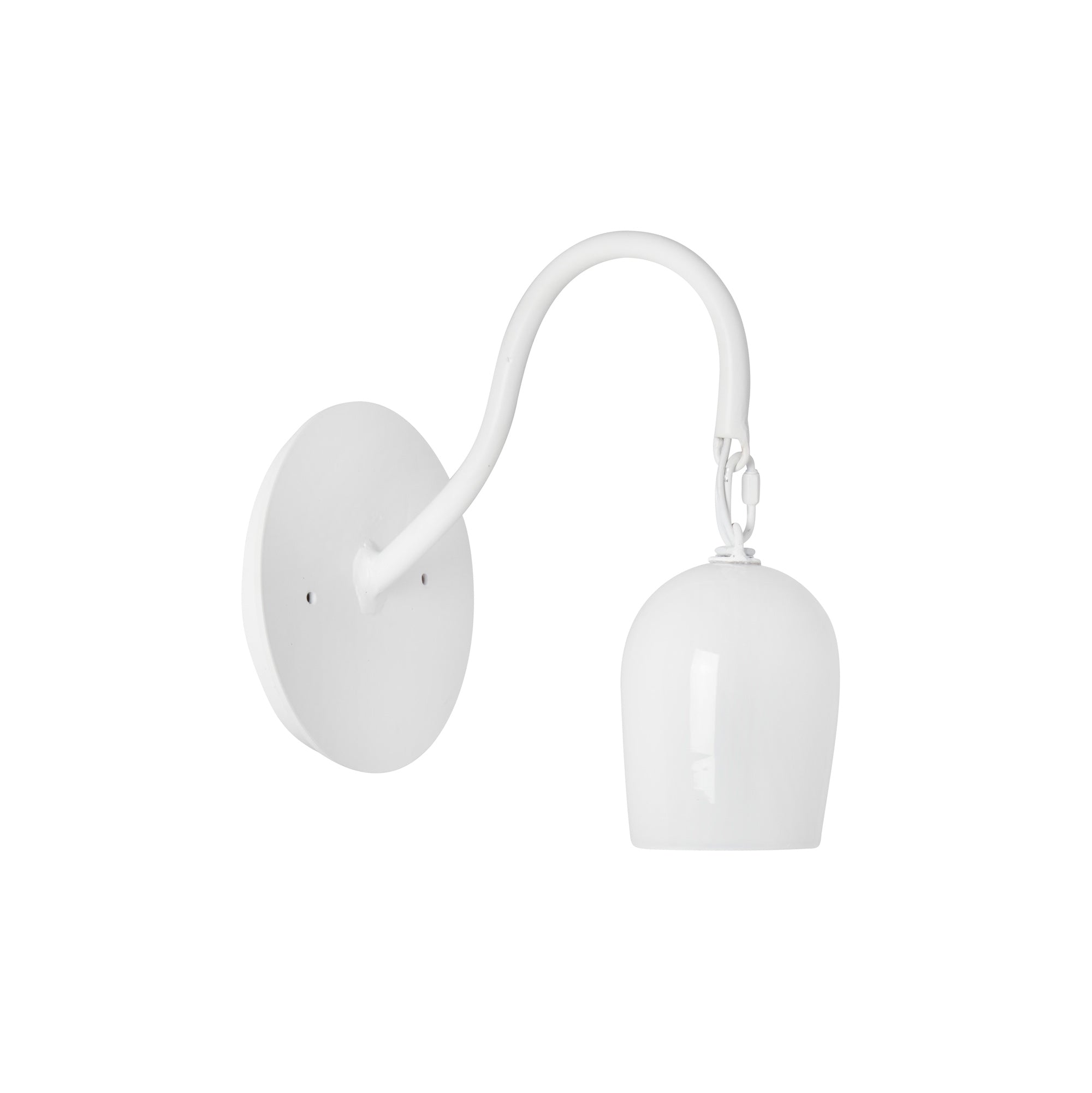  Pearl Sconce - White/Snow 